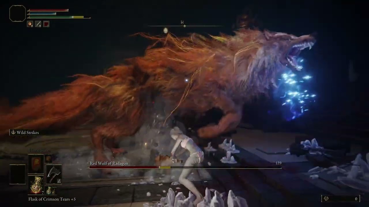 Red Wolf of Radagon | RL1/+0 Weapon/No Parry - Elden Ring