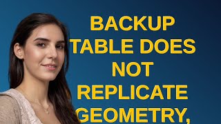 Gis: Backup table does not replicate geometry, fed by trigger in pgAdmin (postGIS)