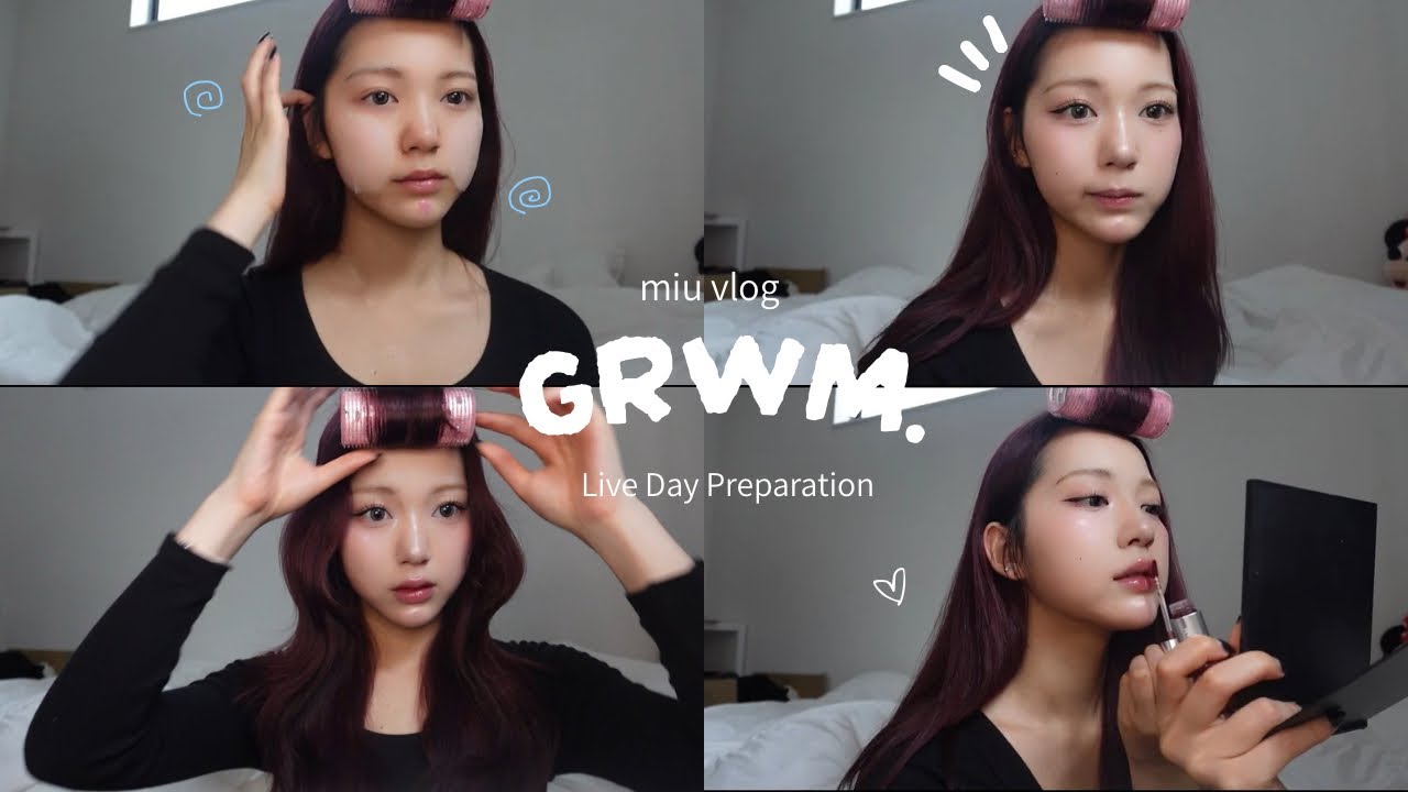 【GRWM】最近の私のメイク💞💭某KPOPアイドルのLIVEに行く日💎✨#メイク #韓国 #grwm 