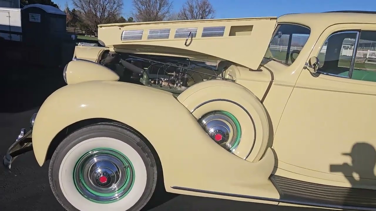 1938 Packard Super 8 Walkaround - YouTube