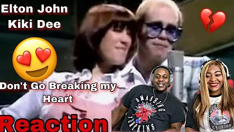 Best Duet Ever!!! Elton John and KiKi Dee - Don’t Go Breaking My Heart (Reaction)