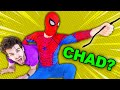 CHAD in DISGUISE as SPIDERMAN (Undercover to Prank Comic Book Hacker to Learn about GKC School)