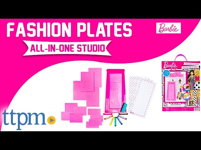 Barbie Fashion Plates All-In-One Studio Activity Kit [REVIEW]