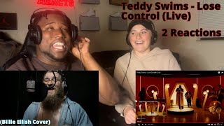 GF Reacts  to Teddy Swims sing idontwannabeyouanymore Billie Eilish Cover and Live-Lose Control