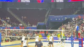 Kalma lang! Ricardo Lucarelli and Thales Hoss - VNL 2024 Brazil vs USA