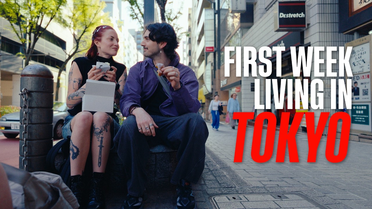 First week living in Tokyo | Settling into our new life, eating food