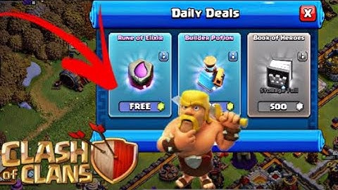 Clash of clans FREE rune of elixir!