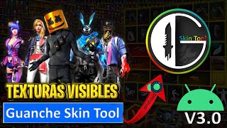 👉Andoid 11 o superior TEXTURAS FREE FIRE en una sola APP - Guanche Skin Tool. 3.0 ✅ screenshot 3