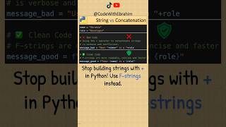 Stop building strings with `+` in Python! Do this instead.