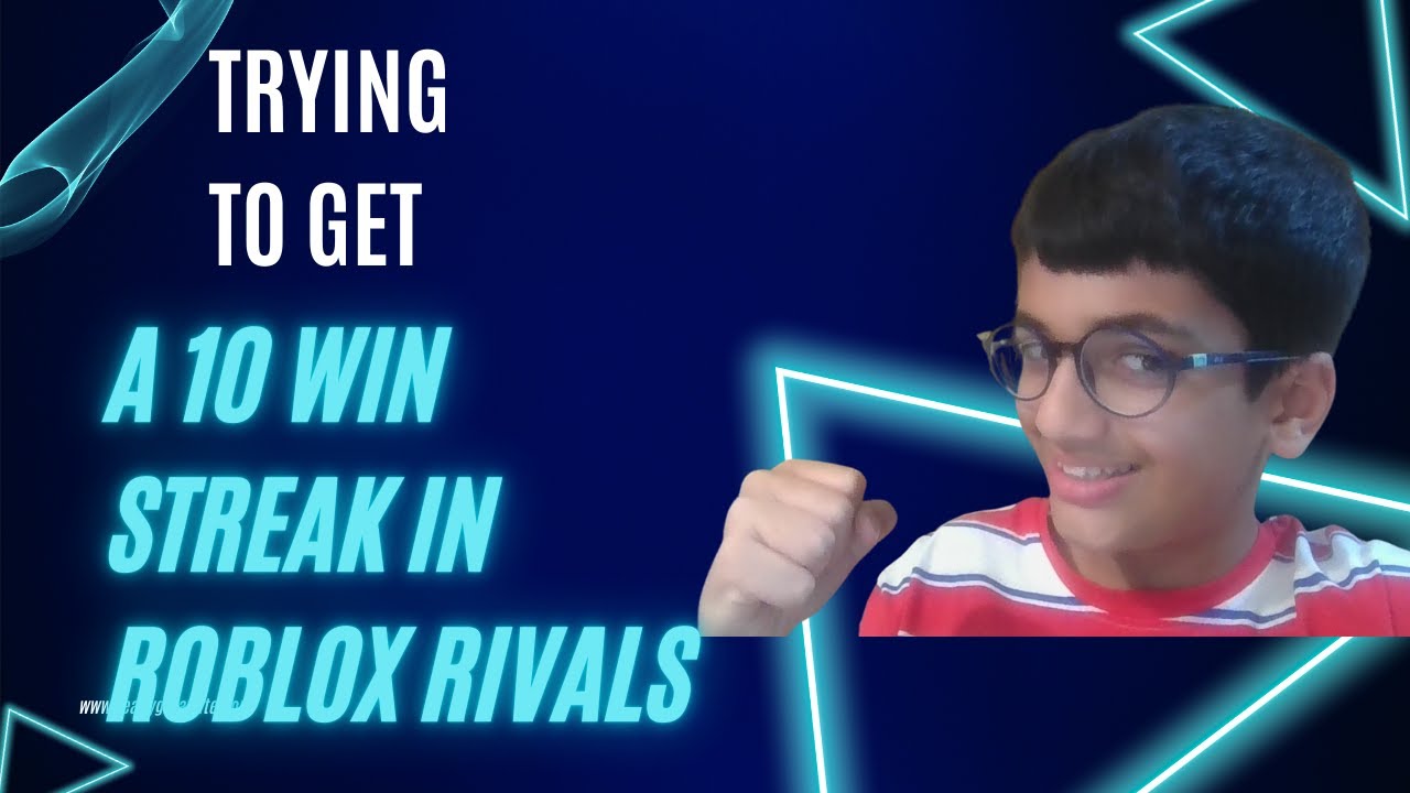 trying to get 10 win streak in Roblox Rivals - YouTube