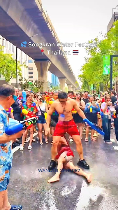 This is the best time to visit Thailand ! Songkran water festival