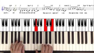 korrekt bevægelse firkant En Stjerne Skinner inatt. (Avansert piano tutorial/demonstration) - YouTube