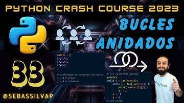 3️⃣3️⃣ - Bucles Anidados en Python / Bucle dentro de Bucle / Recorrido de Listas Multidimensionales