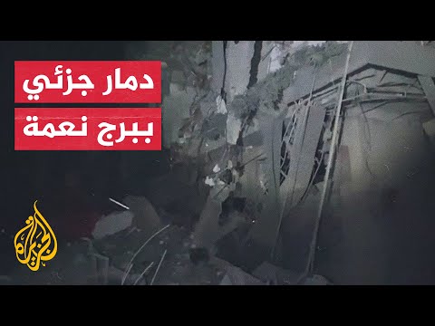 قصف إسرائيلي على حي الرمال وسط مدينة غزة