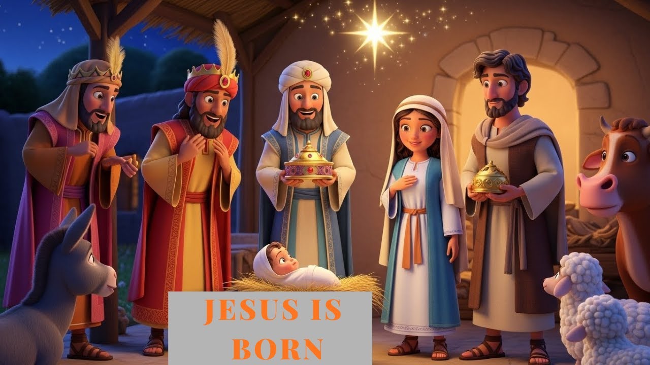 The Birth of Jesus | Kids Bible Story Animation for Christmas | Little ...