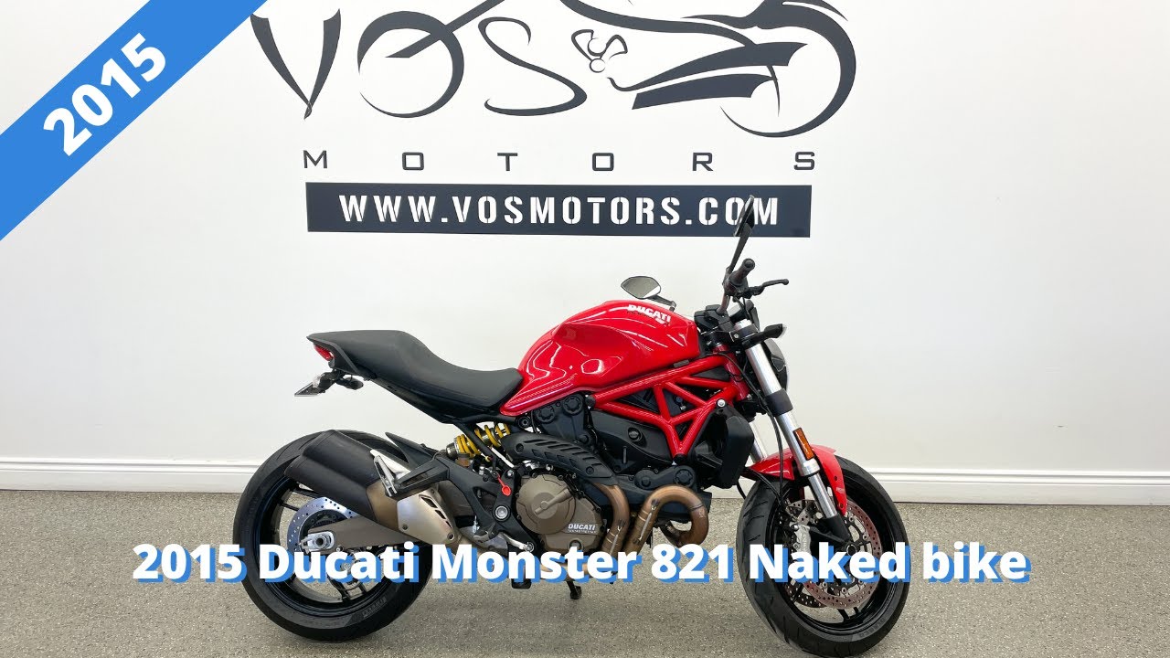 2015 Ducati Monster 821 Naked bike 