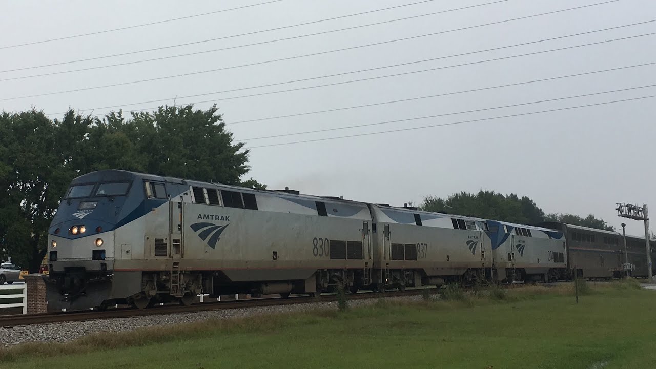 Late Amtrak P053 And P097 In Goose Creek, SC [RARE]