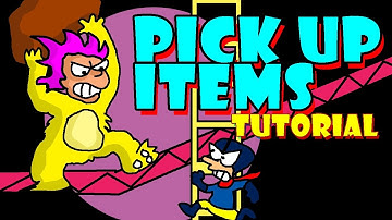PICK UP ITEMS: easy game maker software (CLICKTEAM FUSION 2.5)