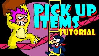 PICK UP ITEMS: easy game maker software (CLICKTEAM FUSION 2.5)