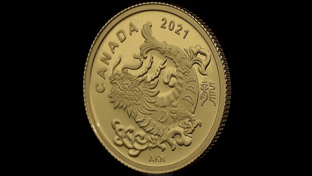 Pure Gold Coin – Triumphant Dragon (2021) | The Royal Canadian Mint
