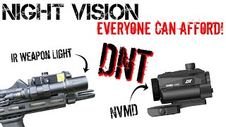 DNT NVMD + Quasar Tac IR Light - A Night Vision Setup Anyone Can Afford