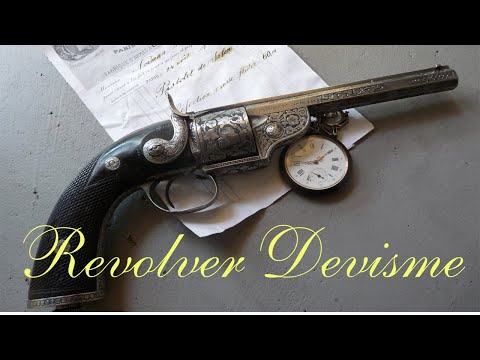 Restauration gravures revolver DEVISME du 19e siècle