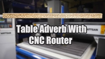 How to make Table Adverb with CNC Machine | CNC Wood Carving Machine | CNC Woodworking