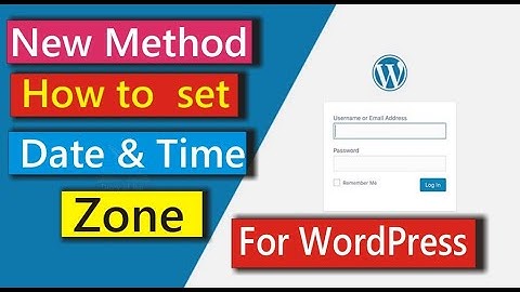 How to Set Time Zone and Date in Wordpress | WP Site Date & Time Zone Setting in 2minutes