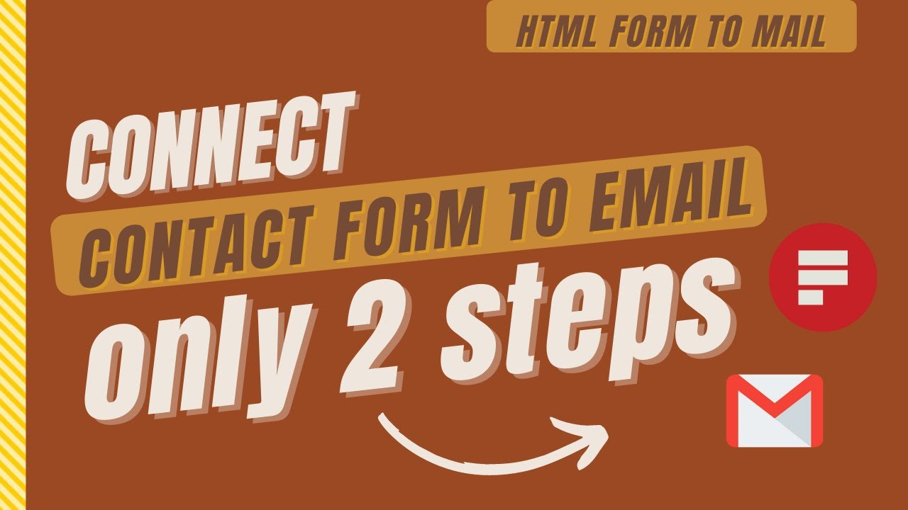 HTML form to MAIL / Only in 2 Steps /Using Formspree - YouTube