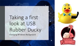 USB Rubber Ducky Change your friend's background in seconds