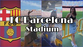 Nuchy in Spain 🇪🇸 | ep.1 พาชมพิพิธภัณฑ์และสนามฟุตบอล Camp nou | FC Barcelona stadium || nuchiona