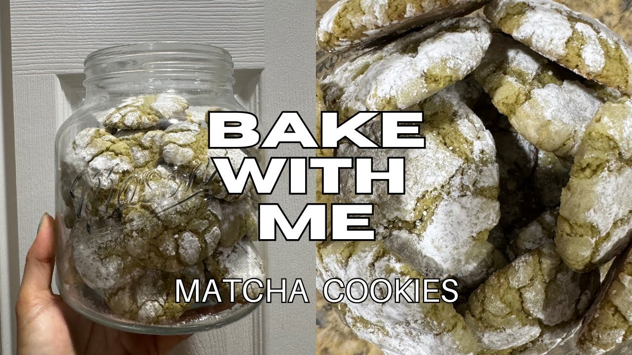 Easy Matcha Cookie Recipe- Baking with HELEN OF TROY