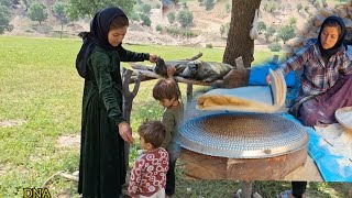 Building Sustainability:Iranian Nomadic Lady Crafts Local Cold Storage & Bakes Traditional Bread