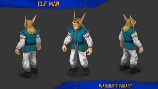 [Warcraft] - Citizen elf man