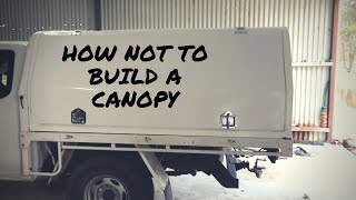 BUILDING A STEEL CANOPY| VLOG 17