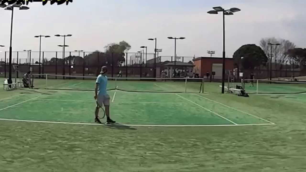 テニス 川角メンズトーナメント 秋元亮太選手vs櫛引大資選手 Youtube
