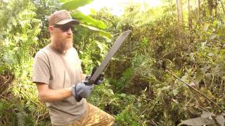 Military Survival Machete: Ontario 18' Machete Review And Jungle Test