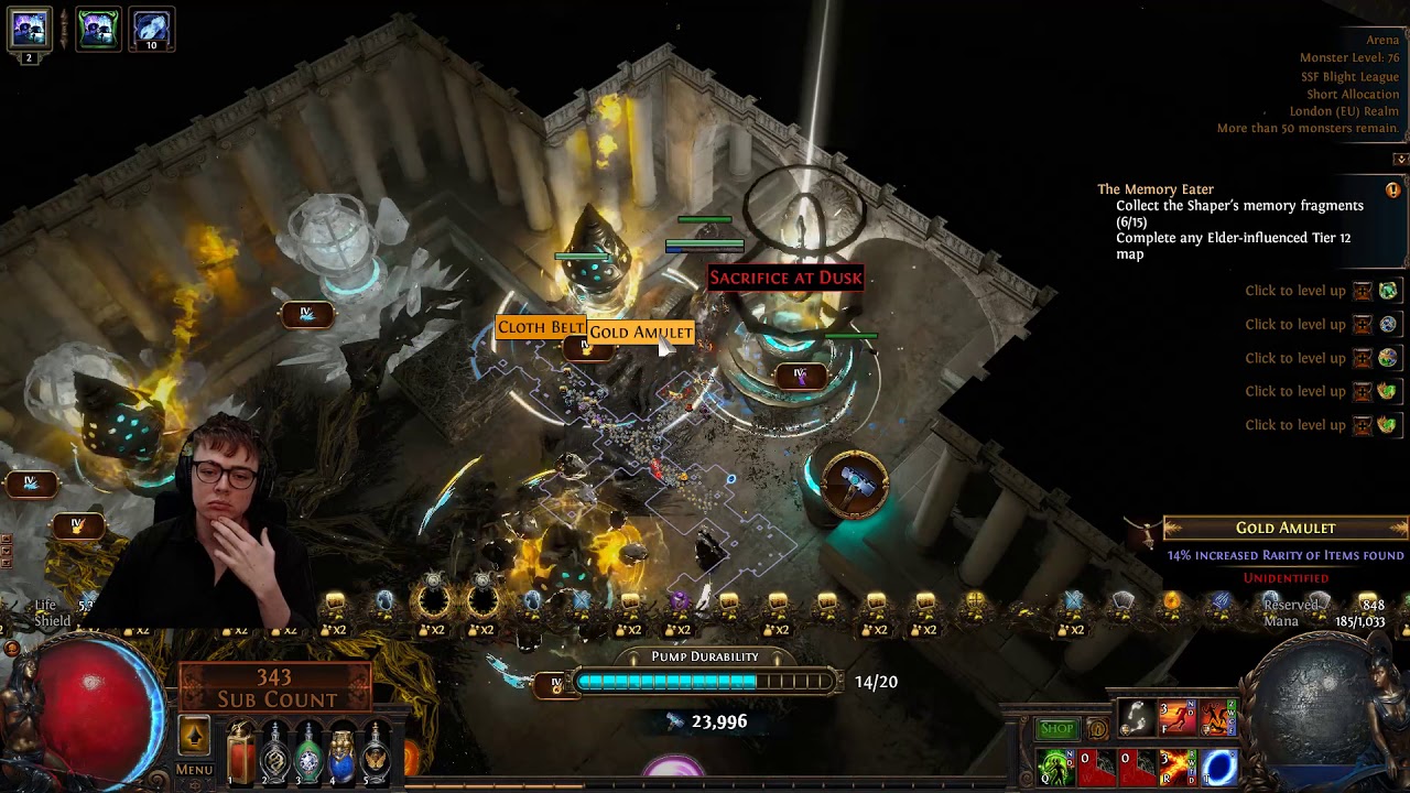 3.8 Fire Trapper Blighted Maps & Traps vs Mines Chat YouTube