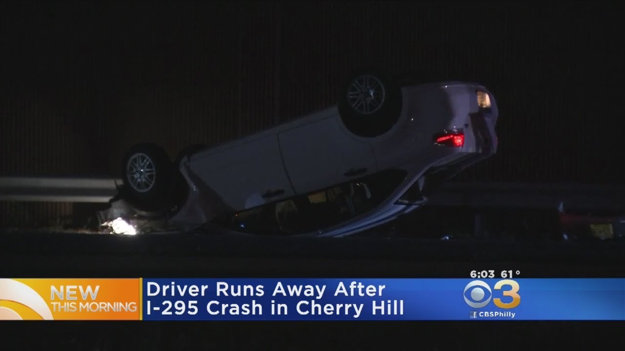 Police: Driver Takes Off After Crash On I-295 In Cherry Hill