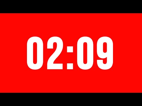 2 Minute 9 Second Timer With Alarm Without Music