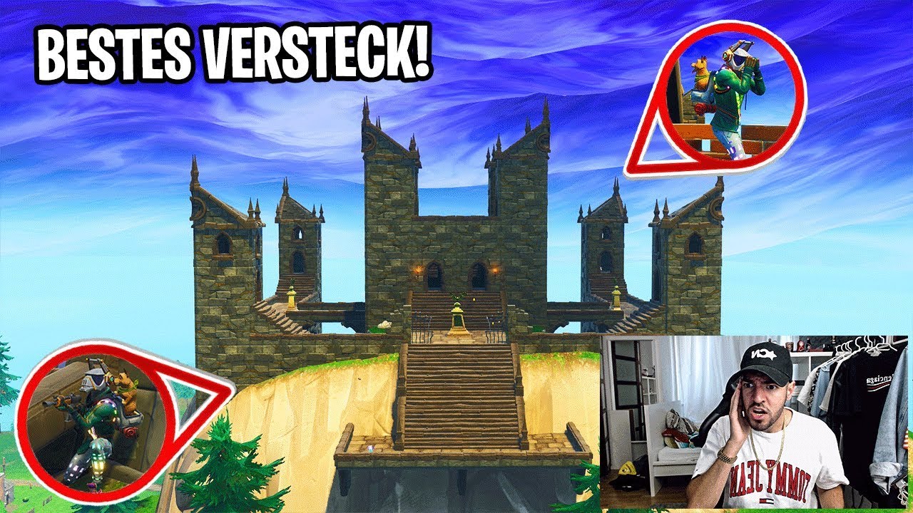 bestes versteck in der neuen season 6 burg in fortnite hide and seek - fortnite burg