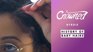 History of Baby Hairs | Crowned | Byrdie #shorts