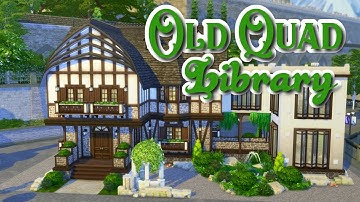 OLD QUAD LIBRARY || Rebuild Windenburg || The Sims 4 Speed Build (No CC)