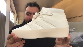 Adidas Fear Of God Athletics 1 Basketball Cream White Review | Christmas Day Exclusive