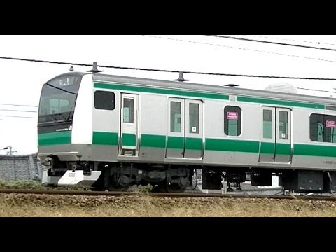 宮ﾊｴ119編成　埼京線新型車両　E233-7000番台　EF64 1030牽引　配給列車