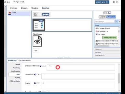 IBM BPM v.8.6.0 File Uploader -  File List - File Viewer Control  (Upload file)