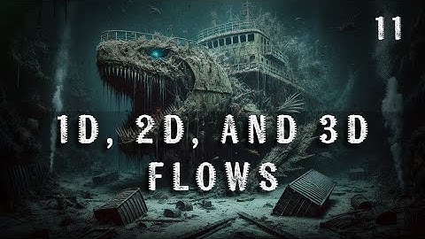 11. One, Two and Three Dimensional Flows | Fluid Kinematics, Chemical Engineering | The Engineer Owl