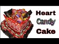 Heart candy cake by using thermocol  heart craft ideas  ss craft mantra sscraftmantra