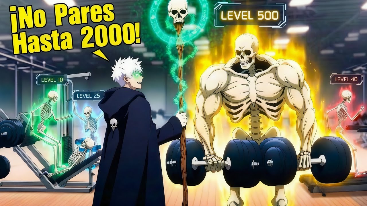 💢¡Cuando un nigromante bombardea esqueletos de nivel 1 y los vuelve locos! - manhwa recap