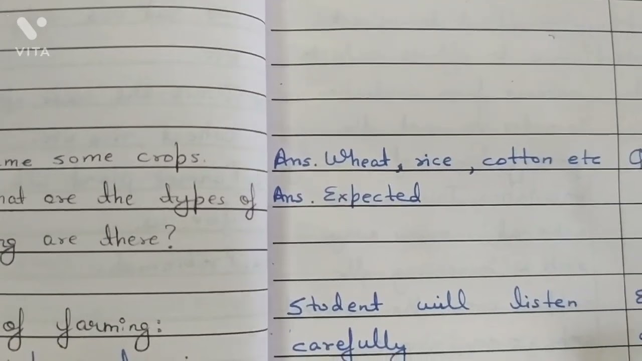 Lesson plan on Agriculture 🌴